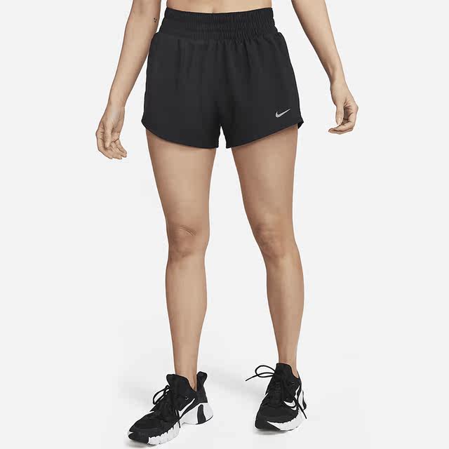 Nike/Nike genuine DRI-FIT ONE mid-waist lining women's sports shorts DX6011-010