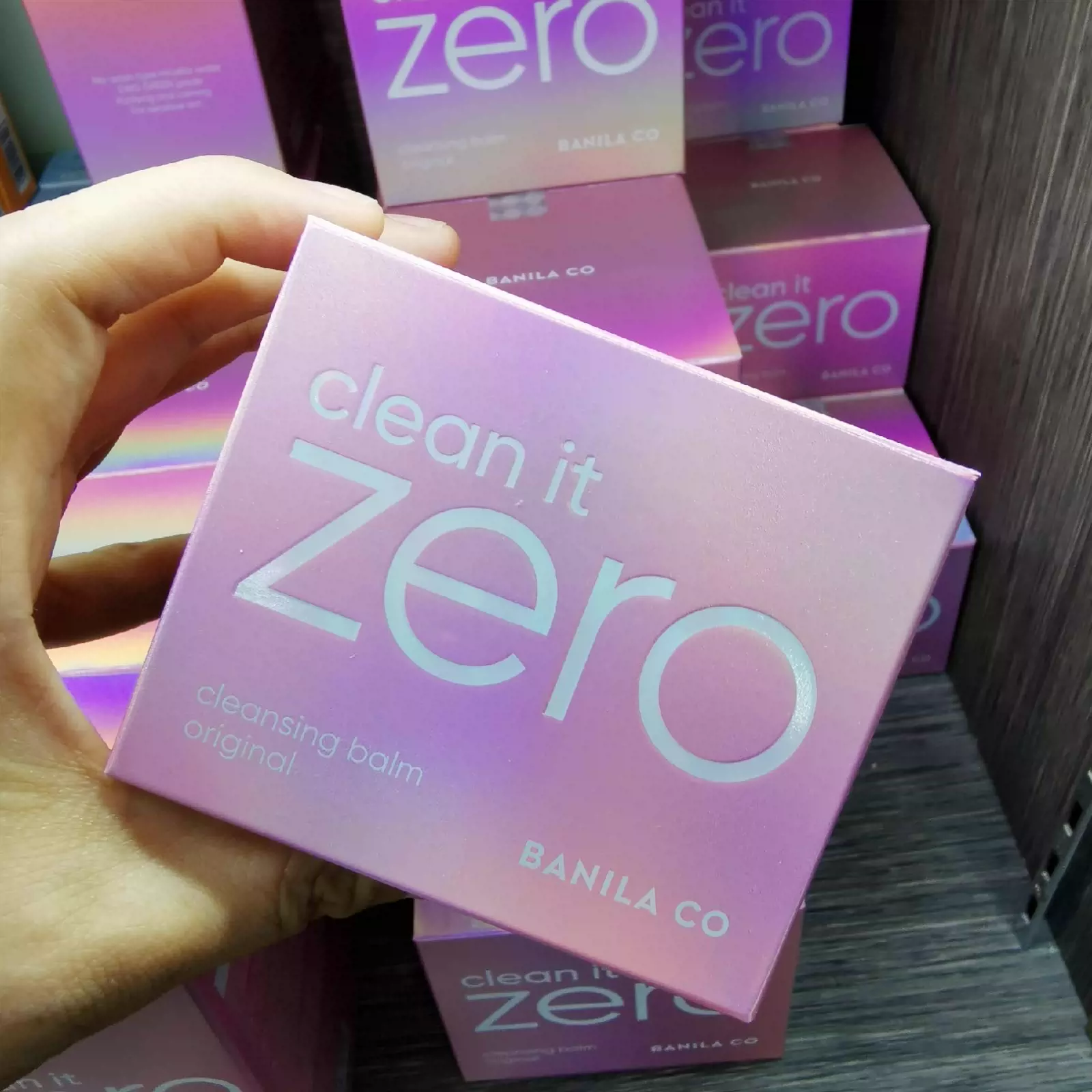 新版-banila co芭妮兰clean it zero卸妆膏粉色100ml/180ml不刺激