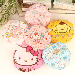 Thickened Japanese-Style Cartoon Cute My Melody Shower Cap for Children, Soft Waterproof Fabric Cap, Double-Layer Oil-Proof