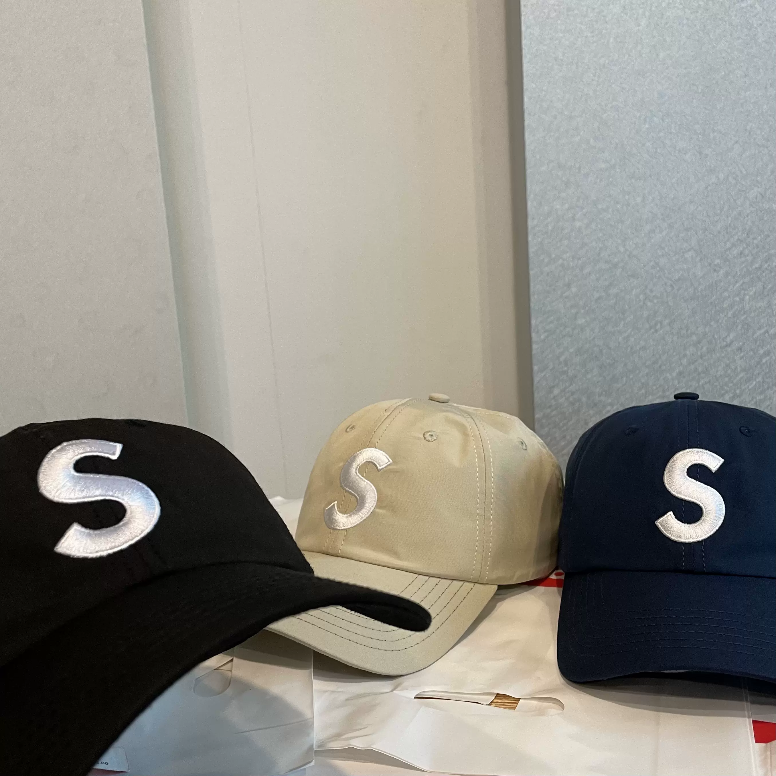 Sup 21fw Ventile S Logo 6-Panel 轻薄弯檐S标鸭舌帽cap棒球帽子-Taobao