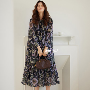 
Plus size women's floral dress 2025 spring and summer new style