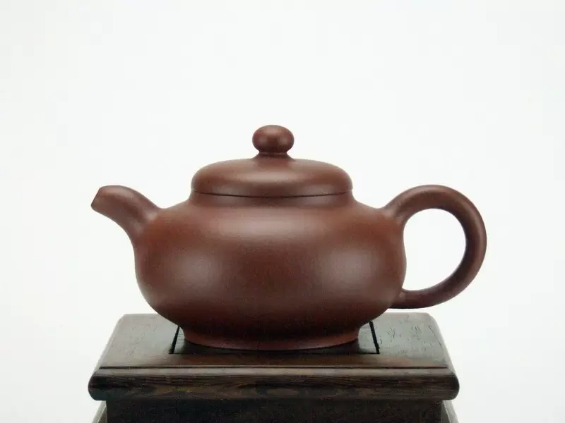 金黃朱泥紫砂壺民間藝人製作有魚壺半手工200cc-400cc茶壺收藏茶具