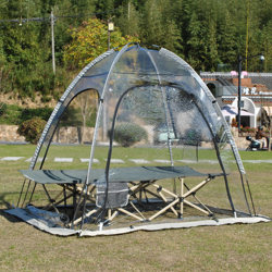 Fully Transparent Tent, 720-Degree Clear View Viewing Tent, Winter Cold-Proof and Warm Tent, Sun Tent