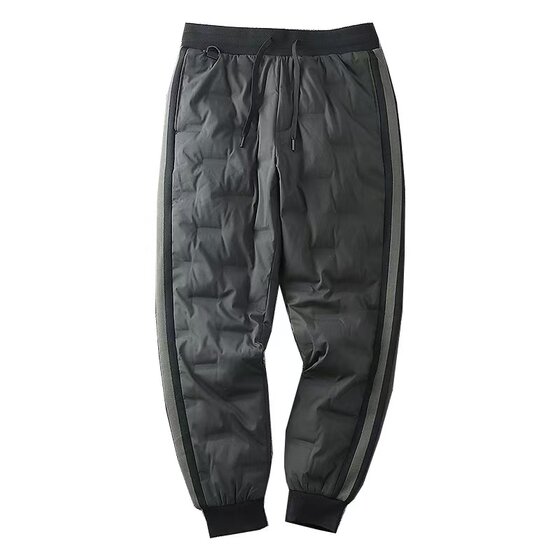 
[Haijia]-10 down pants men's winter goose down casual long pants warm leggings