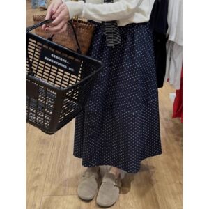 
Maternity skirt Spring and Autumn 2026 new style polka dots that do not hold the belly, small A-line skirt, pregnancy plus size skirt