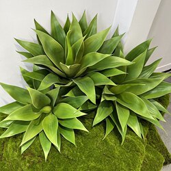 Artificial Agave Fake Green Plant Nordic Tropical Desert Plant Agave Succulent Plant Landscaping Decoration Large Aloe Vera