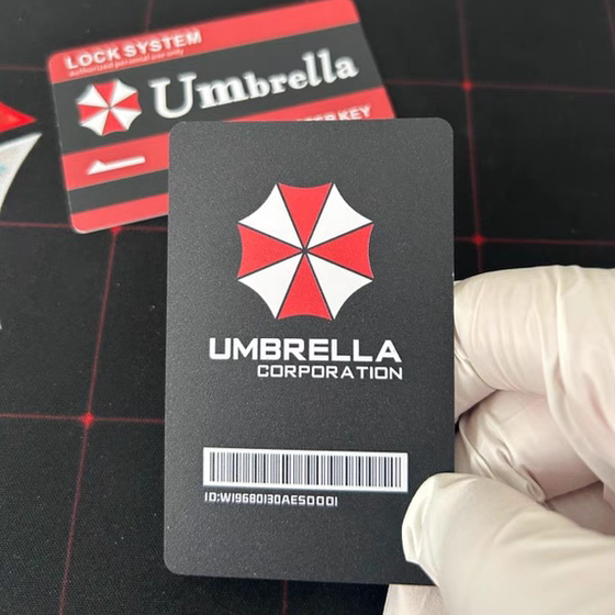 Biochemical crisis peripheral film and television props access card ID card ID card
