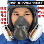 Mặt nạ phòng độc 6800 chính hãng Mặt nạ che kín mặt có tính axit khí hóa học bụi công nghiệp phun sơn bảo vệ