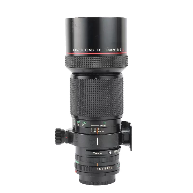 外观97新实用良品Canon 佳能New FD 300mm F4 L 红圈手动镜头-Taobao