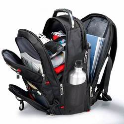 Swiss Backpack Men's Large-Capacity Junior High School Student School Bag Swiss Army Knife Men's Computer Business Travel Backpack