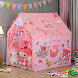 Children's Tent Indoor My Melody Girl Playhouse Toy Small House Princess Bed Separation Artifact Baby Can Sleep in