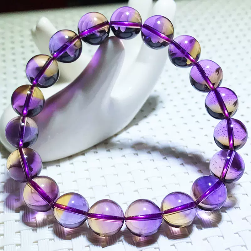 紫水晶、黃水晶です