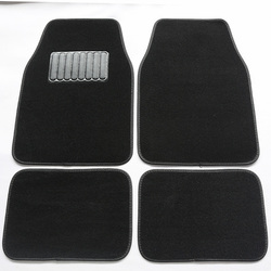 Four Seasons Car Floor Mat - Beige Suede - Waterproof And Non-slip - Fully Surrounded - Carpet Protection