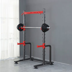 Bench Press Rack, Squat Rack, Home Fitness Equipment, Barbell Rack Set, Men's Multi-Functional Weightlifting Bench, Pull-Up Rack