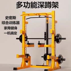 Gantry Rack Home Fitness Weightlifting Bench Smith Machine Comprehensive Trainer Multifunctional Squat Rack Parallel Bars Horizontal Bar