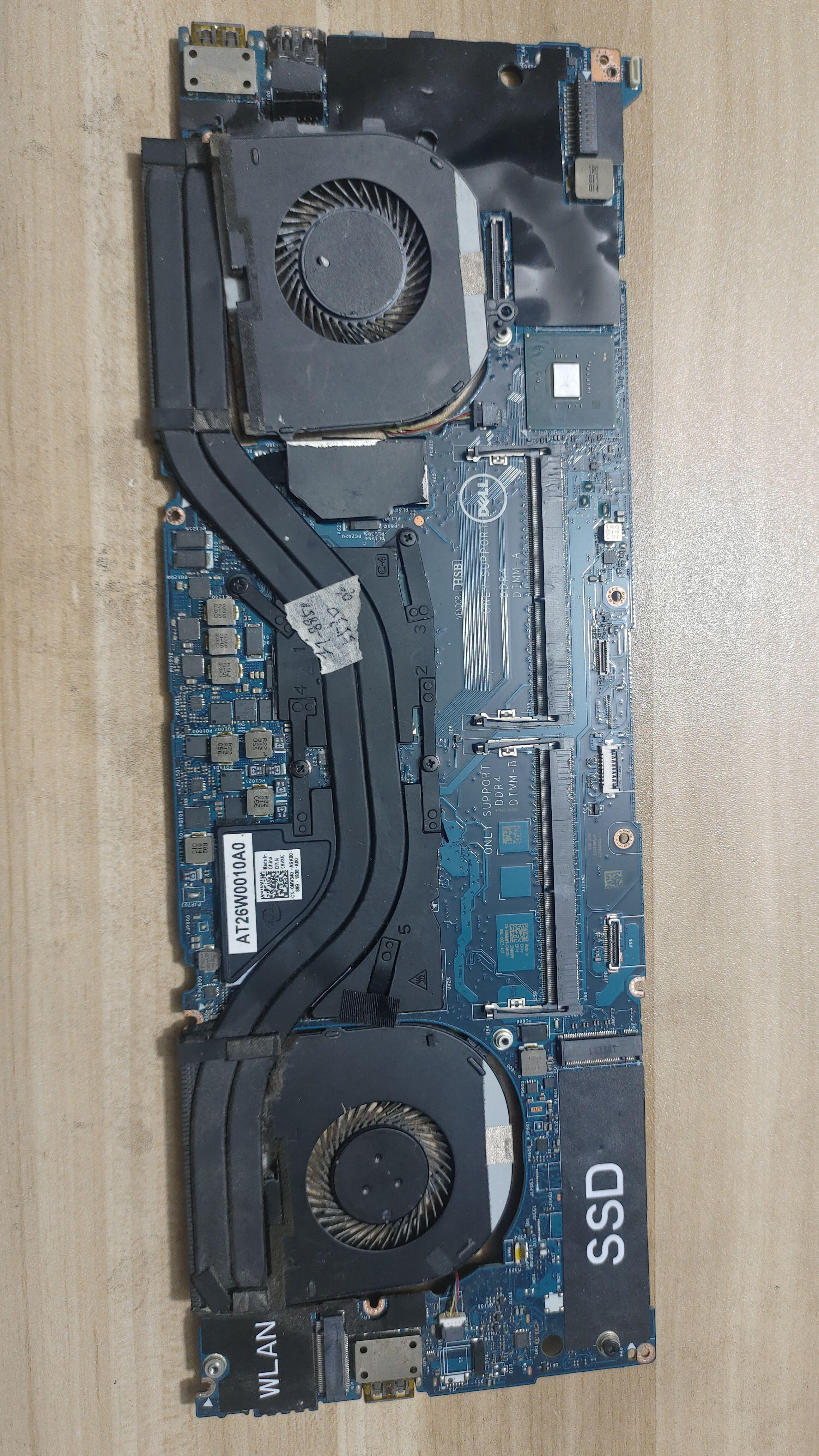 戴尔 dell m5530 9570主板 主板不带散热器风扇 la