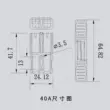 Linh kiện điện tử Anderson 40A Cắm xe lăn điện Đầu nối sạc pin Đầu nối xe nâng