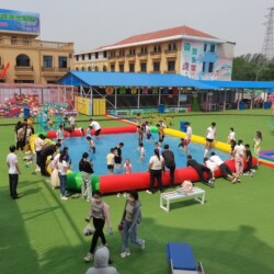 Inflatable Pool, Fishing Pond, Outdoor Thickened Swimming Pool, Water Park Combination, Hand-Cranked Boat, Fishing Pond