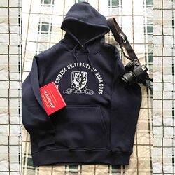 Original Hong Kong University of Science and Technology Sweatshirt, Cuhk Class Uniform, Graduation Souvenir, Pullover Sweatshirt with Fleece Lining