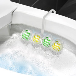 Japanese Smart Toilet Cleaner, Tankless Special Deodorizer and Fragrance-Retaining Blue Bubble Liquid, Fully Automatic Toilet Cleaning Agent