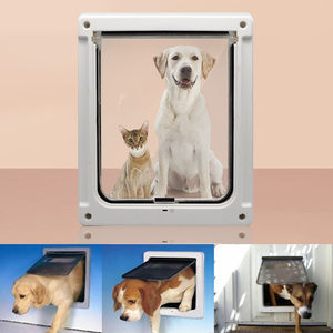 Pets freely in and out of the door cat door hole pet cat puppy in and out of installation glass doors, windows, wooden doors and iron doors