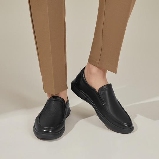 Aokang Men's Leather Casual Shoes - Spring/Autumn