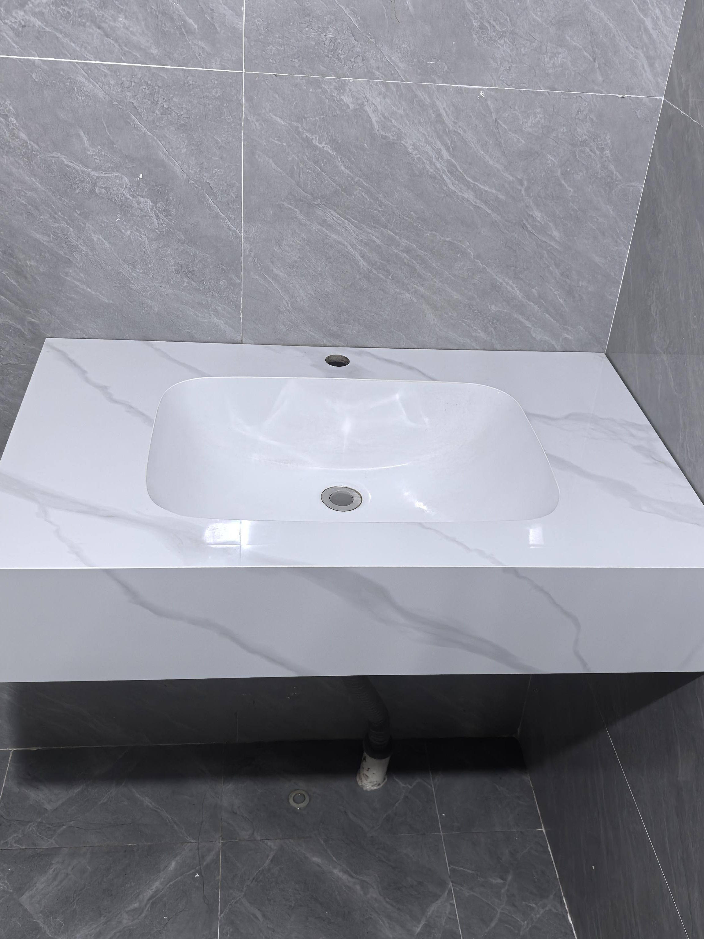 Basin Slab Rock Slab Countertop Wash Basin - Single Hole, Custom Size