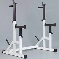 Adjustable Squat Rack, Home Barbell Rack, Smart Telescopic Rack, Bench Press Weightlifting Rack, Men's and Women's Squat Barbell Stand