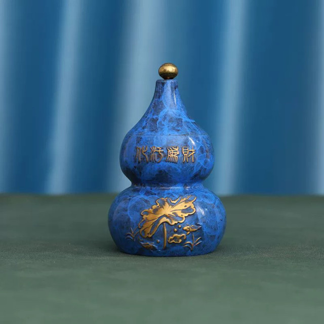 Old immortal copper avoidance water beast bottle decoration toilet
