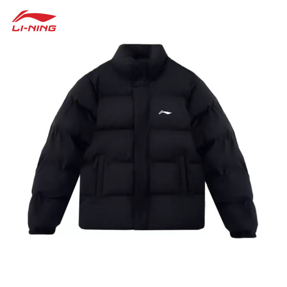 
Li Ning Cotton Clothes Men's 2025 Winter Black Stand-up Collar Warm Thickened Bread Clothes Fashionable and Versatile Sports Jackets for Men