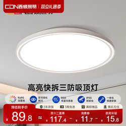 Seton Lighting Led Ceiling Light for Bedroom, Hallway, Corridor, Balcony, Three-Proof Light, Elegant Whole-House Ceiling Light