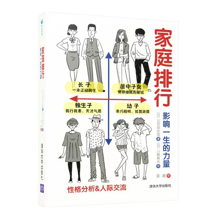 家庭排行清華大學出版社影響一生的力量 日 五百田達成家庭排行性格分析獨生子長