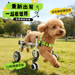 Disabled Dog Wheelchair, Hind Limb Pet Mobility Aid, Elderly Dog Paralysis Front Limb Assistive Device, Hind Leg Cat Walker