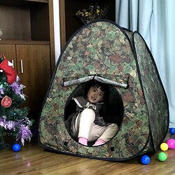 Children's Tent for Outdoor Camping, Foldable, Portable, Quick-Opening, Indoor Playhouse for Boys, New Baby Toy House