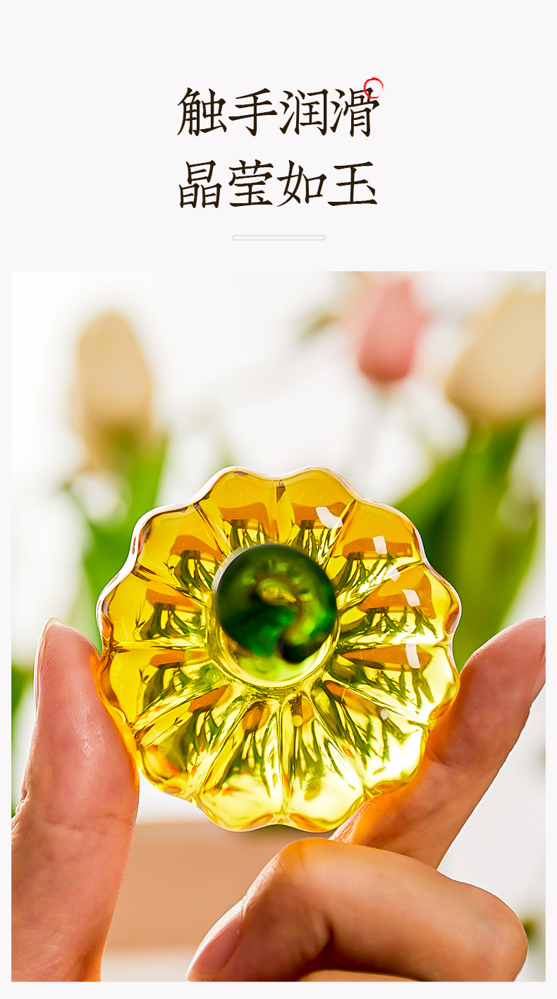 Liupintang クリスタルガラス製ペーパーウェイト - 書道練習