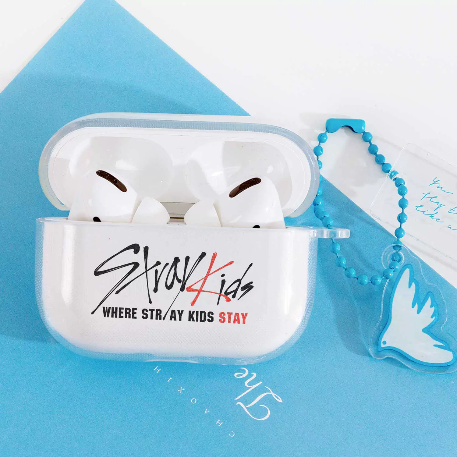 StrayKids Airpods保護套黃鉉辰推薦簡約風格TPU材質