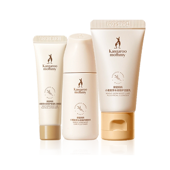 Kangaroo Mom Wheat 3-piece trial set