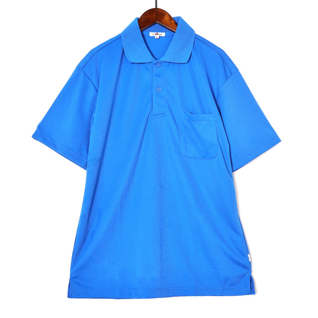 2025 summer lapel men's short-sleeved POLO shirt with pocket quick-drying mesh fashionable casual sports loose T-shirt
