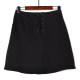 Strap skirt for summer new Korean version of fashionable high-waisted slim A-line skirt fashionable versatile solid color zipper skirt
