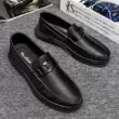 Giày đầu bếp dành cho nam bếp mùa xuân đặc biệt bề mặt da đậu đen chống trượt chống thấm nước làm việc Giày da công sở
