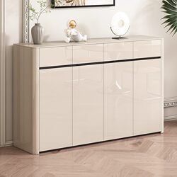 Shoe Cabinet for Entryway, Household Floor-Standing Dust-Proof Multi-Layer Storage Cabinet, Integrated Wall-Mounted Storage Cabinet, Shoe Cabinet