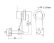 Giá đỡ gắn bộ mã hóa Bộ mã hóa Omron của bánh xe đồng bộ với tùy chỉnh bánh xe đồng hồ vành đai mã hóa