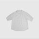 'Clear Mambo' French decorative white polka dot short-sleeved shirt

