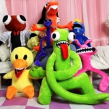 Радужная кукла для друга, слюнявчик, плюшевый телевизор, синяя большая игрушка, монстрик