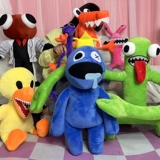 Радужная кукла для друга, слюнявчик, плюшевый телевизор, синяя большая игрушка, монстрик