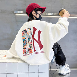 Children's Clothing Boys' Autumn Trendy Sweatshirt 2025 New Style for Older Kids Handsome Boys' Tops Spring and Autumn Clothes Trendy