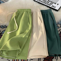 Waffle Knit Sports Shorts for Women, 2026 New Summer Thin Style, Loose Fit, Plus Size Casual Knee-Length Shorts