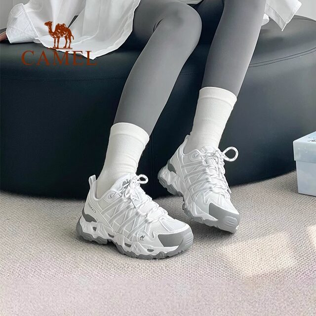 2024 New Comfortable Camel Lace Up Flats Shoes main image 0