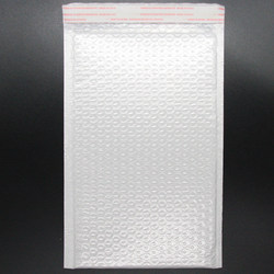 Envelope Clothing Bag White Composite Pearlescent Shockproof Anti-Drop Paper Bag Self-Sealing Packing Foam Express Delivery Thickened Bubble Bag