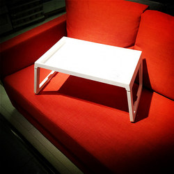 Lilebao Bed Table Foldable Computer Study Desk for Bedroom, Home, Dorm, Rental, and Watching Shows